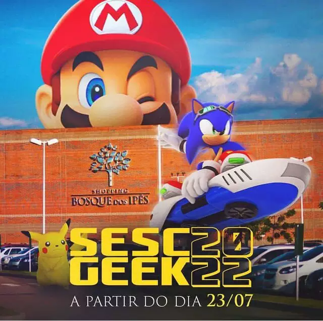 Shopping Bosque dos Ipês recebe Sesc Geek 2022