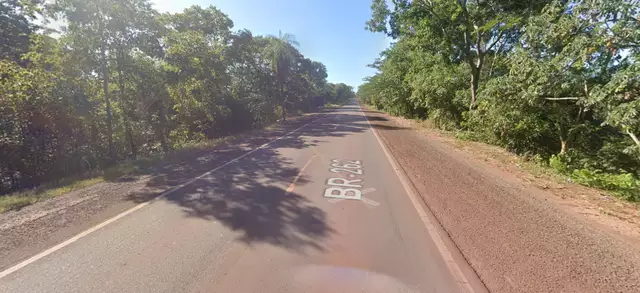 Homem morre atropelado por caminhão enquanto caminhava pela rodovia na BR-262